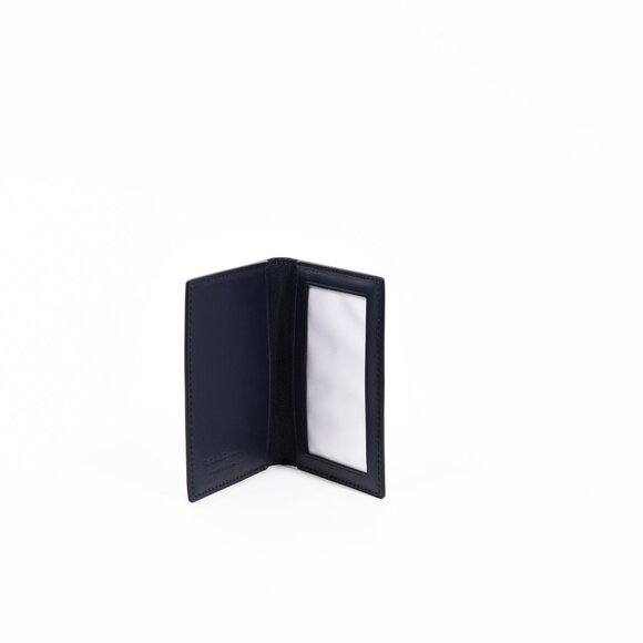 Salvatore Ferragamo Colorblock Geometric Leather Card Holder Wallet - Picture 4 of 4